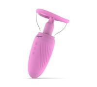 Teazers Suction Cup with Clitoris Vibrator Purple