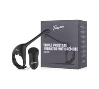Teazers Triple Prostate Vibrator with Remote Black