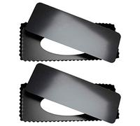 Tebery 2 Set 36x14cm Padella per quiche antiaderente Padella per crostate da 14 pollici con fondo rimovibile