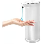 TEBOKHAD Dispenser Sapone Automatico,360 Ml Dispenser Sapone Bagno Con Sensore,Dosatore Sapone Bagno Muro Con 4 Passaggi Regolabili,USB Ricaricabile,IPX5 Impermeabile per Cucine,Bagno,Hotel (Gel)
