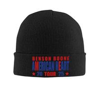 TEBTRGK Benson Boone American Heart Tour 2025 Berretto Morbido per Uomo Donna Caldo Inverno Skullies Cappellini Lavorati a Maglia