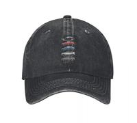 TEBTRGK Cinque Generazioni CRX Auto Demin Cappello Trucker Berretto Leggero Femminile Berretto da Baseball Uomo