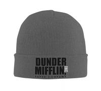TEBTRGK Dunder-Mifflin-Logo L'Ufficio TV Show Cappello Autunno Beanie Caldo Cappelli Femminile Maschile Skullcap