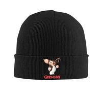 TEBTRGK Gremlins Gizmo Cappelli Lavorati A Maglia per Donne Uomini Berretti Cappelli Invernali Acrilico Mostro Gremlin Anni ' 80 Horror Christmas Movie Hip Hop Caps