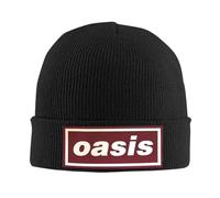 TEBTRGK Oasi Band Beanie Cappelli Skullies Berretti Femmina Maschio Divertente Elastici Cappelli Outdoor Graphic Bonnet