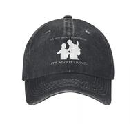 TEBTRGK Vivere Non Sopravvivere, Joel & Ellie Silhouette Demin Trucker Cappello Cappelli Leggeri Donna Berretto da Baseball per Gli Uomini