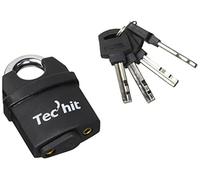 Tec Hit 428550 Lucchetto in ottone 50 mm impermeabile 4 chiavi