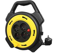 Tec Hit 6310 - Avvolgicavo in ABS, 10 m, 3 x 1,5 mm2, No