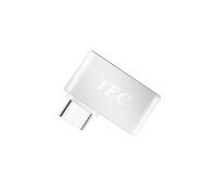 TEC Lettore di impronte digitali di tipo C per Windows 10 Ciao, TEC TE-FPA-C Bio-metrico Scanner di impronte digitali Dongle PC per crittografia senza password e file, chiave di sicurezza di corrispondenza veloce al tocco a 360 °