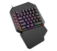 Tec, tastiera programmabile con una sola mano, ergonomica, lato controller