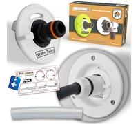 Tec4Camp® WATERTWIN 2-Pin D:65/70 adattatore acqua per serbatoio | Compatibile raccordo Gardena | Accessorio camper caravan van | Per bocchettone riempimento | Solo tappo FIAMMA