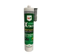 Tec7 X-Tack/forte colla di montaggio | grigio | 290 ml | 1 componente elastico ed estremamente elevata adesione iniziale, vibrazioni e antiurto
