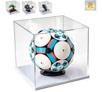 Teca Espositiva Acrilico Plexiglass 3mm per LEGO 43019 Pallone Calcio 10281 | Vetrina Trasparente Addensato per 75403 Grogu 75446 Albero Bonsai Sdentato 10375 43307 Collezionismo, Bianco Interno Cubo25cm