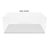 Teca espositore vetrina display box per auto 1:18 BASE BIANCA No car 175244