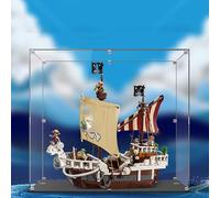Teca In Acrilico per Lego 75639 Go Merry Nave Pirata da Costruire, Vetrina Trasparente, Vetrina Antipolvere Compatibile con Lego 75639 (Solo Vetrina) (Trasparente 3MM)