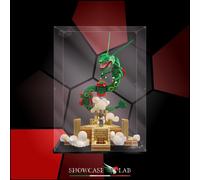 TECA IN PLEXIGLAS ACRILICO - DISPLAY - TECA PER SET LEGO® 72168 - RAYQUAZA
