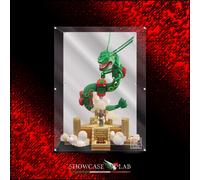 TECA IN PLEXIGLAS ACRILICO - DISPLAY - TECA PER SET LEGO® 72168 - RAYQUAZA