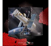 TECA IN PLEXIGLAS ACRILICO-DISPLAY-TECA SET LEGO®11382-TELESCOPIO SPAZIALE HUBBL