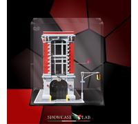 TECA IN PLEXIGLAS ACRILICO-SHOWCASE-TECA SET LEGO 75827-CASERMA GHOSTBUSTERS-