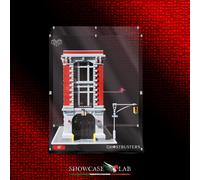 TECA IN PLEXIGLAS ACRILICO-SHOWCASE-TECA SET LEGO 75827-CASERMA GHOSTBUSTERS-L46