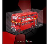 TECA IN PLEXIGLASS ACRILICO - DISPLAY - PER SET LEGO® 10258 - LONDON BUS
