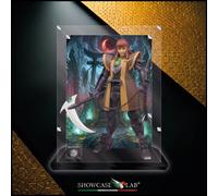TECA IN PLEXIGLASS ACRILICO-SHOWCASE-PER 5 SAMURAI TROOPERS- BANDAI-SENTINEL-DEM