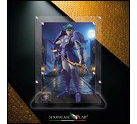 TECA IN PLEXIGLASS ACRILICO-SHOWCASE-PER 5 SAMURAI TROOPERS-BANDAI-SENTINEL-KIMO