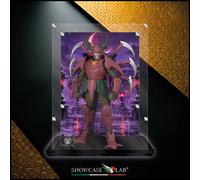 TECA IN PLEXIGLASS ACRILICO-SHOWCASE-PER 5 SAMURAI TROOPERS- BANDAI-SENTINEL-RAS