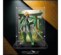 TECA IN PLEXIGLASS ACRILICO-SHOWCASE-PER 5 SAMURAI TROOPERS-BANDAI-SENTINEL-SAMI