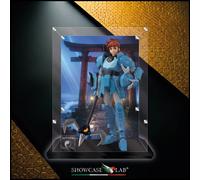 TECA IN PLEXIGLASS ACRILICO-SHOWCASE-PER 5 SAMURAI TROOPERS-BANDAI-SENTINEL-SIMO