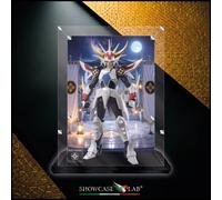 TECA IN PLEXIGLASS ACRILICO-SHOWCASE-PER 5 SAMURAI TROOPERS-RYO- BANDAI-SENTINEL