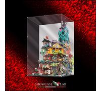TECA IN PLEXIGLASS ACRILICO-SHOWCASE-PER LEGO® 71741-GIARDINI DI NINJAGO® -CITY