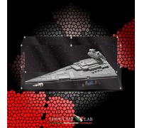 TECA IN PLEXIGLASS ACRILICO-SHOWCASE-PER LEGO 75252-IMPERIAL STAR DESTROYER-STAR