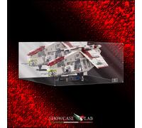 TECA IN PLEXIGLASS ACRILICO-SHOWCASE-PER LEGO 75309-CANNONIERA DELLA REPUBBLICA