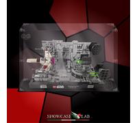 TECA IN PLEXIGLASS ACRILICO-SHOWCASE-PER LEGO 75329-DIORAMA VOLO SULLA TRINCEA