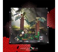 TECA IN PLEXIGLASS ACRILICO-SHOWCASE-PER LEGO 75353-Diorama Inseguimento con lo