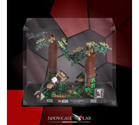 TECA IN PLEXIGLASS ACRILICO-SHOWCASE-PER LEGO 75353-Diorama Inseguimento con lo