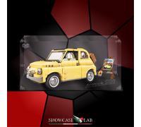 TECA IN PLEXIGLASS ACRILICO-SHOWCASE- PER SET LEGO® 10271-FIAT 500