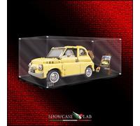 TECA IN PLEXIGLASS ACRILICO-SHOWCASE- PER SET LEGO® 10271-FIAT 500