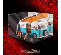 TECA IN PLEXIGLASS ACRILICO-SHOWCASE-PER SET LEGO®10279-VOLKSWAGEN CAMPER VAN T2