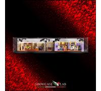 TECA IN PLEXIGLASS ACRILICO-SHOWCASE- PER SET LEGO 10292-FRIENDS- APPARTAMENTI