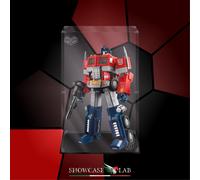 TECA IN PLEXIGLASS ACRILICO-SHOWCASE- PER SET LEGO 10302-OPTIMUS PRIME-TRANSFORM