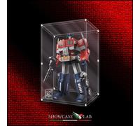 TECA IN PLEXIGLASS ACRILICO-SHOWCASE- PER SET LEGO 10302-OPTIMUS PRIME-TRANSFORM