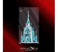TECA IN PLEXIGLASS ACRILICO-SHOWCASE-PER SET LEGO® 43197-CASTELLO DI GHIACCIO-FR