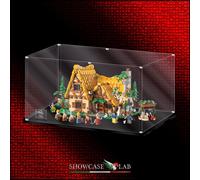 TECA IN PLEXIGLASS ACRILICO-SHOWCASE-PER SET LEGO® 43242-Il cottage di Biancanev