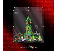 TECA IN PLEXIGLASS ACRILICO-SHOWCASE-PER SET LEGO 75684-Benvenuti nella Città di