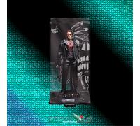 TECA IN PLEXIGLASS ACRILICO-SHOWCASE-PER TERMINATOR HOT TOYS-DOLL 1/6-T 800-