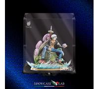 TECA IN PLEXIGLASS ACRILICO-SHOWCASE-PER TRAFALGAR D. WATER LAW -TSUME-ONE PIECE