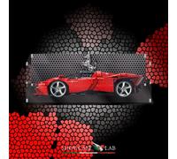 TECA IN PLEXIGLASS ACRILICO-SHOWCASE-TECA LEGO 42143-FERRARI DAYTONA SP3 -LS56