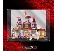 TECA IN PLEXIGLASS ACRILICO-SHOWCASE-TECA LEGO® 43196-CASTELLO BELLE E LA BESTIA